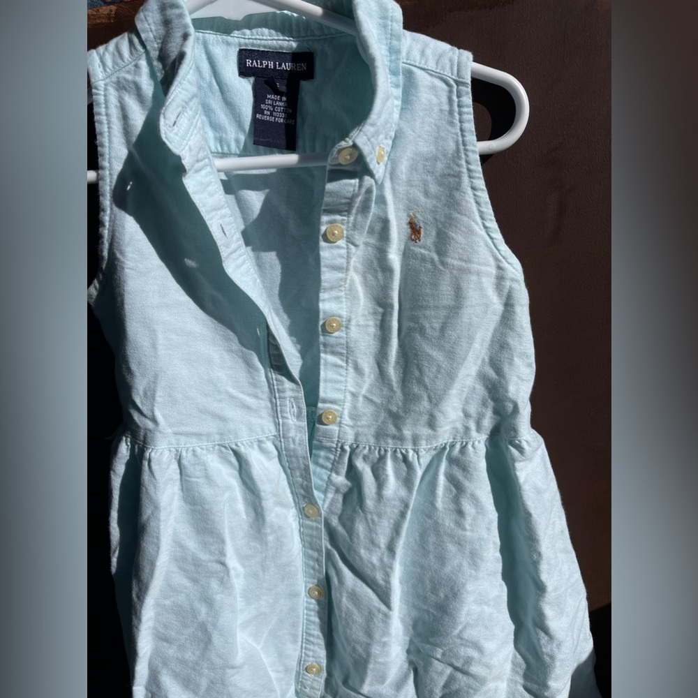 Ralph Lauren toddler dress. Only worn once and washed.
